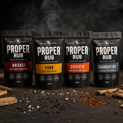 Proper Rub BBQ Rub Collection | Brisket, Pork, Chicken & Foundation