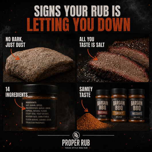 Proper Rub BBQ Rub Collection | Brisket, Pork, Chicken & Foundation