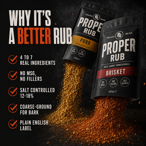 Proper Rub BBQ Rub Collection | Brisket, Pork, Chicken & Foundation